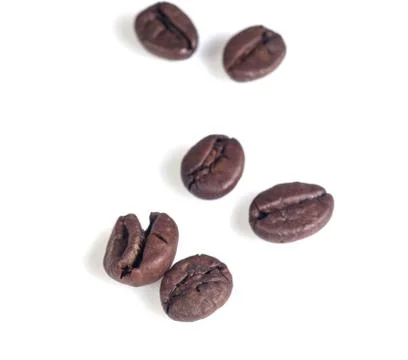 Isolated cofee beans Stock-Fotos