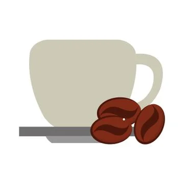 Isolated coffee cup design Stock Illustration