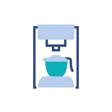 Isolated coffee machine vector design Illustrazione stock