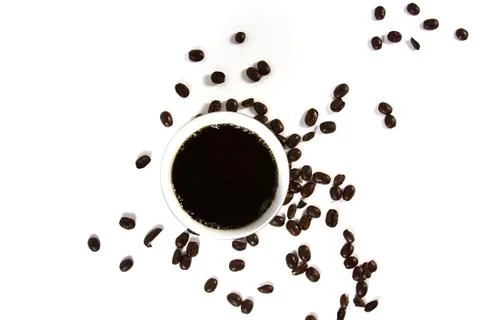 Isolated coffee mug 스톡 사진