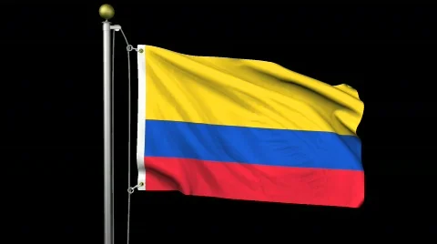 Isolated Colombia Stock Footage 418241