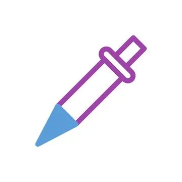 Isolated Color Picker Tool Design Illustration Ilustração Stock