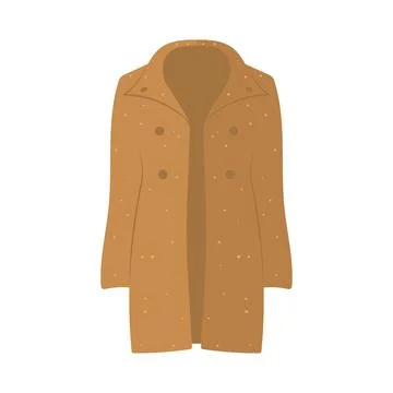 Isolated colored autumn jacket icon Vector Stock Illustration