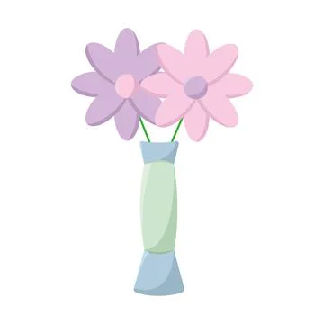Isolated colored boutique of flowers Vector Stock Illustration