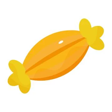 Isolated colored candy on plastic icon Vector Stock Illustration