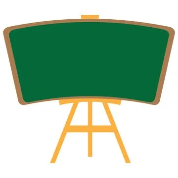 Isolated colored chalkboard Stock Illustration