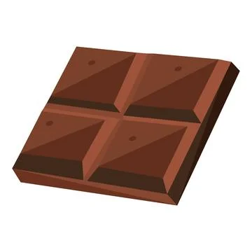 Isolated colored chocolate candy bar Vector Stock Illustration