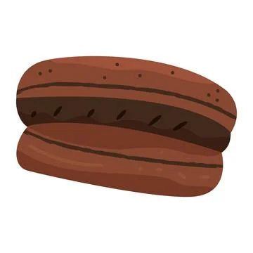 Isolated colored chocolate candy sketch icon Vector Stock Illustration