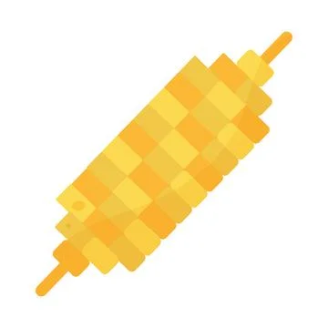 Isolated colored corn sketch icon Vector Stock Illustration