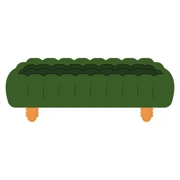 Isolated colored couch sketch icon Vector Stock Illustration