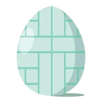 Isolated colored easter egg icon Vector Stock Illustration