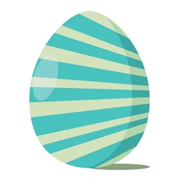 Isolated colored easter egg icon Vector Illustrazione stock