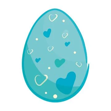 Isolated colored easter egg icon Vector Stock Illustration