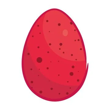 Isolated colored easter egg icon Vector Stock Illustration