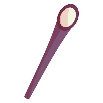 Isolated colored eyebrow comb icon Vector Stock Illustration