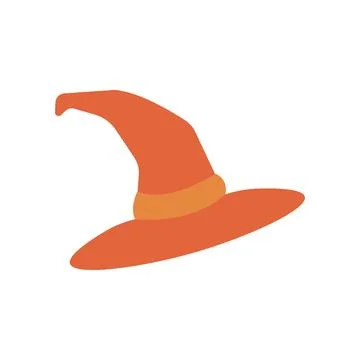 Isolated colored halloween witch hat icon Vector Stock Illustration