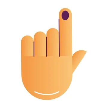 Isolated colored hand gesture icon Vector Stock-Illustration