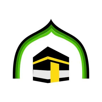 Isolated colored mosque icon on a white background, Vector illustration. Stock Illustration