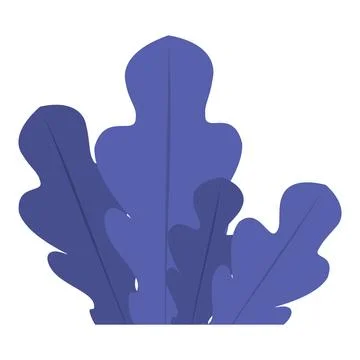 Isolated colored natural leaf icon Vector Stock Illustration