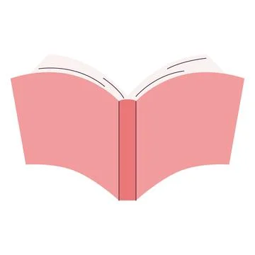 Isolated colored open book sketch icon Vector Stock Illustration