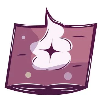 Isolated colored opened magic book icon Vector Stock Illustration