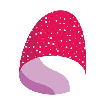 Isolated colored pink marshmallow candy icon Vector Stock Illustration