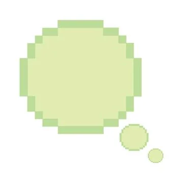 Isolated colored pixelated comic speech bubble chat Vector Illustration