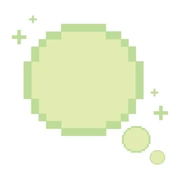 Isolated colored pixelated comic speech bubble chat Vector Stock Illustration