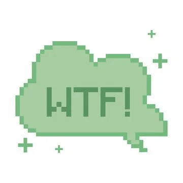 Isolated colored pixelated comic speech bubble chat Vector Stock Illustration