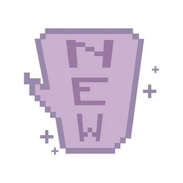 Isolated colored pixelated comic speech bubble chat Vector Illustration
