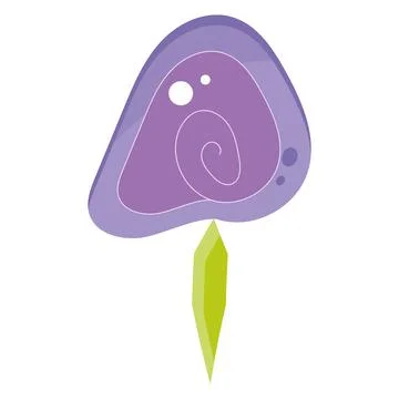 Isolated colored popsicle icon Cute design Vector Stock Illustration