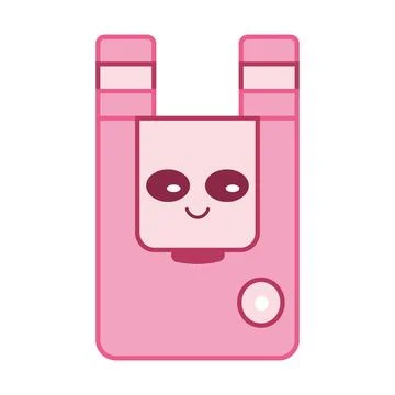 Isolated colored robot toy character icon Vector Stock Illustration