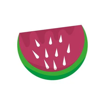Isolated colored watermelon candy icon Vector Stock Illustration