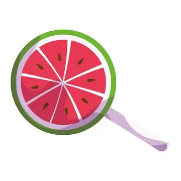 Isolated colored watermelon candy icon Vector Stock Illustration