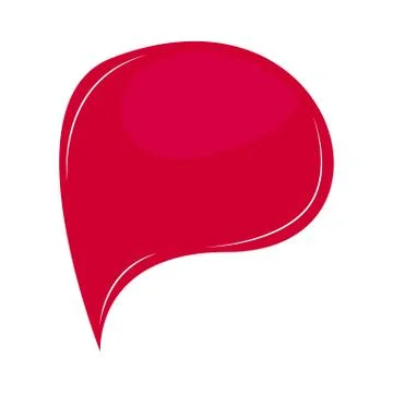 Isolated comic bubble chat Stock Illustration