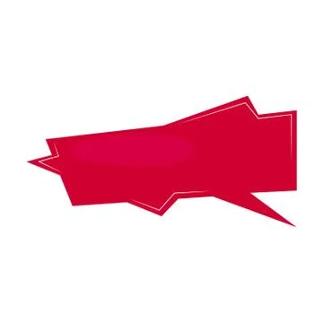 Isolated comic bubble chat Stock Illustration