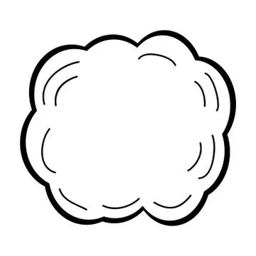 Isolated comic bubble Stock Illustration