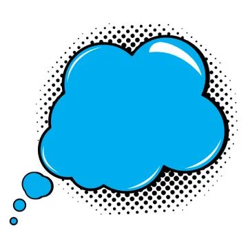 Isolated comic expression Stock Illustration