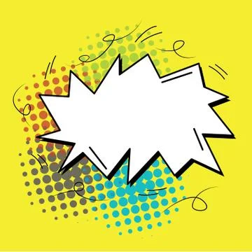 Isolated comic expression Stock Illustration