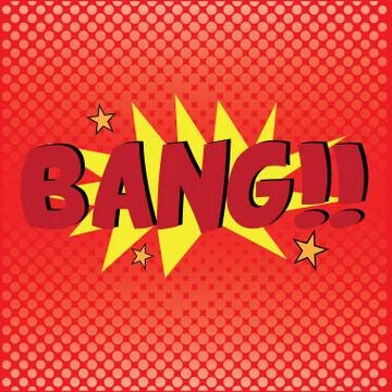 Isolated comic expression Stock Illustration