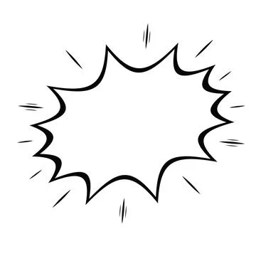 Isolated comic expression Stock Illustration