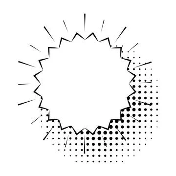 Isolated comic expression on a white background, Vector illustration Stockillustratie