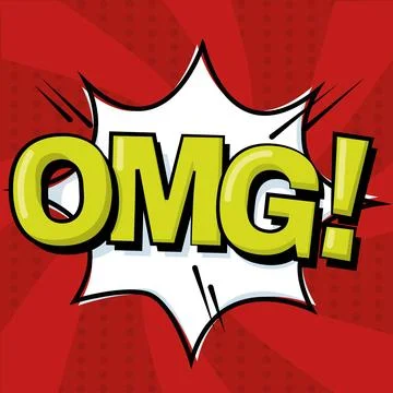 Isolated comic speech bubble chat on a comic page Vector Stock Illustration