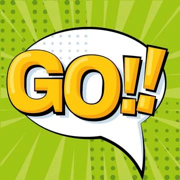 Isolated comic speech bubble chat on a comic page Vector Illustrazione stock