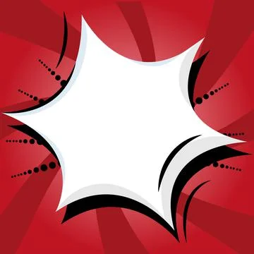 Isolated comic speech Chat bubble Stock Illustration