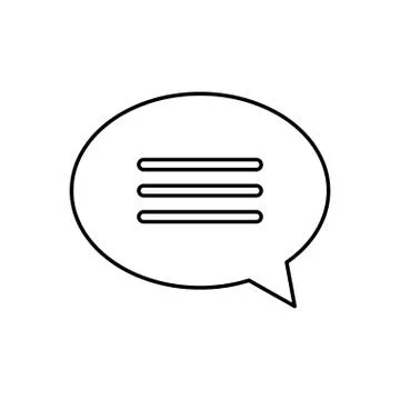 Isolated communication bubble icon vector design Stockillustratie