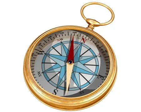 Isolated compass Stock Illustration