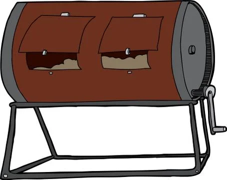 Isolated composter Stock Illustration