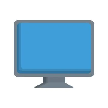 Isolated computer device design Illustrazione stock