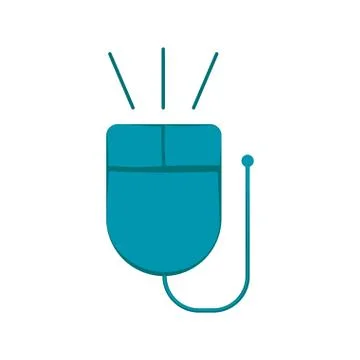 Isolated computer mouse icon Stock Illustration